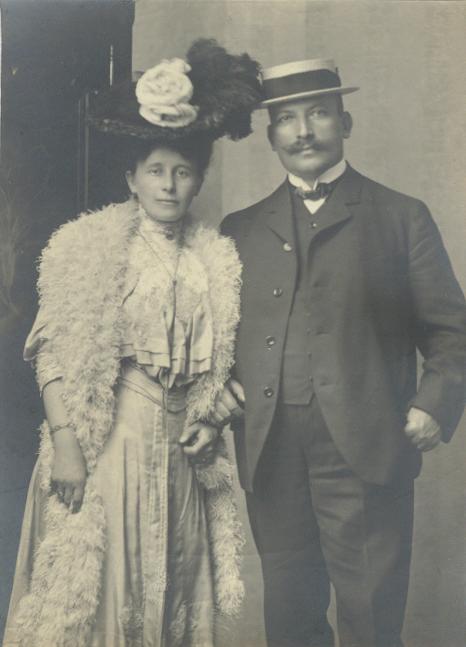 Benno Koppenhagen mit seiner Frau Olga