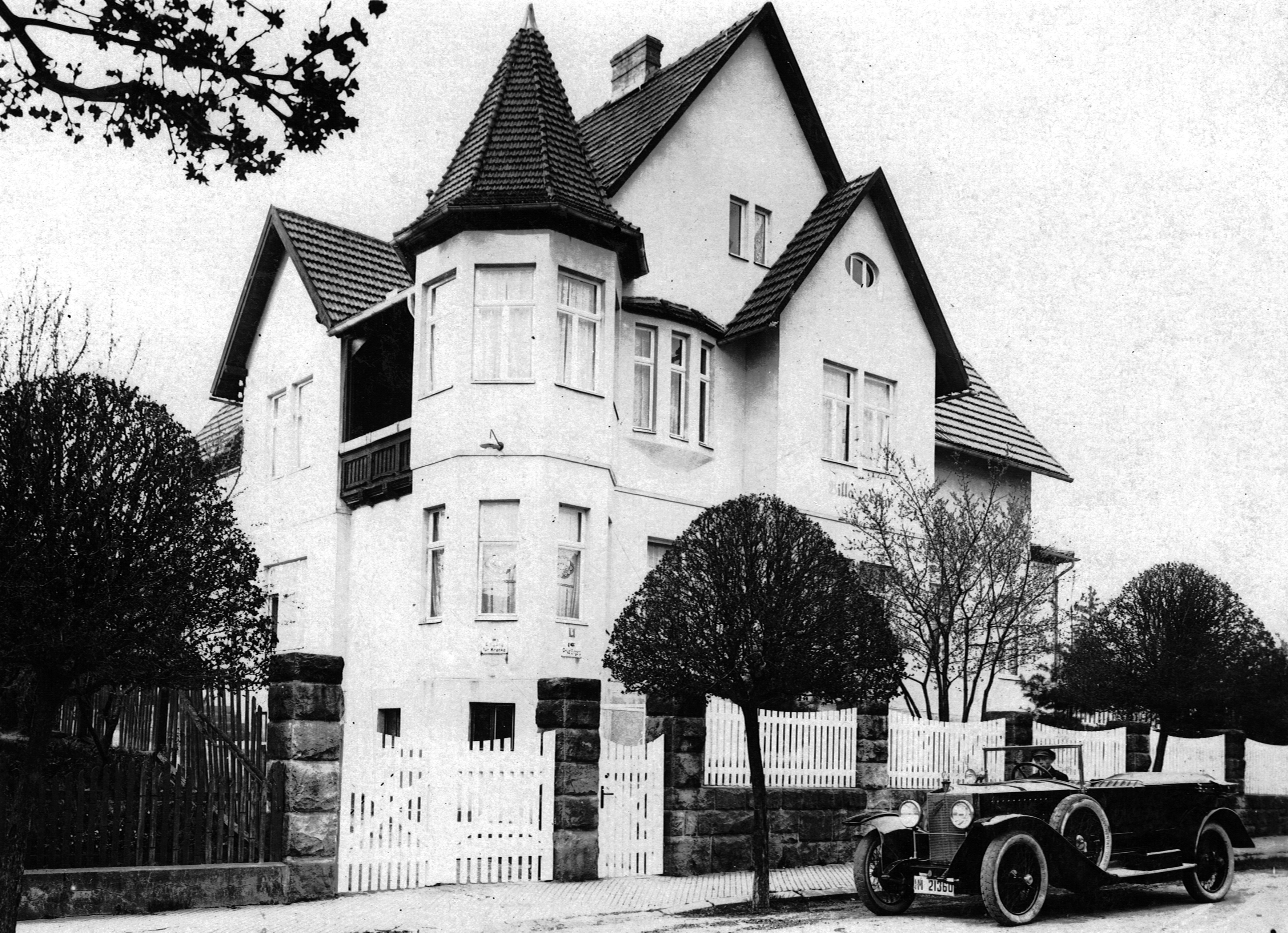 Villa Hertha in Schleusingen, Neumarkstraße 5, um 1913