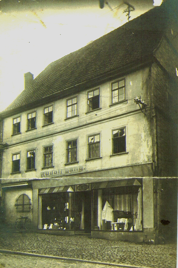 Geschäft von Rudolf Lang in Schleusingen