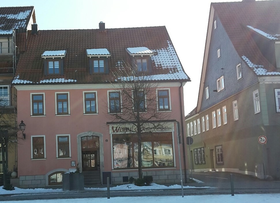 Das sanierte Geschäfts- und Wohnhaus Markt 4 von Moritz Liebmann heute, (Sammlung: Kerstin Möhring)